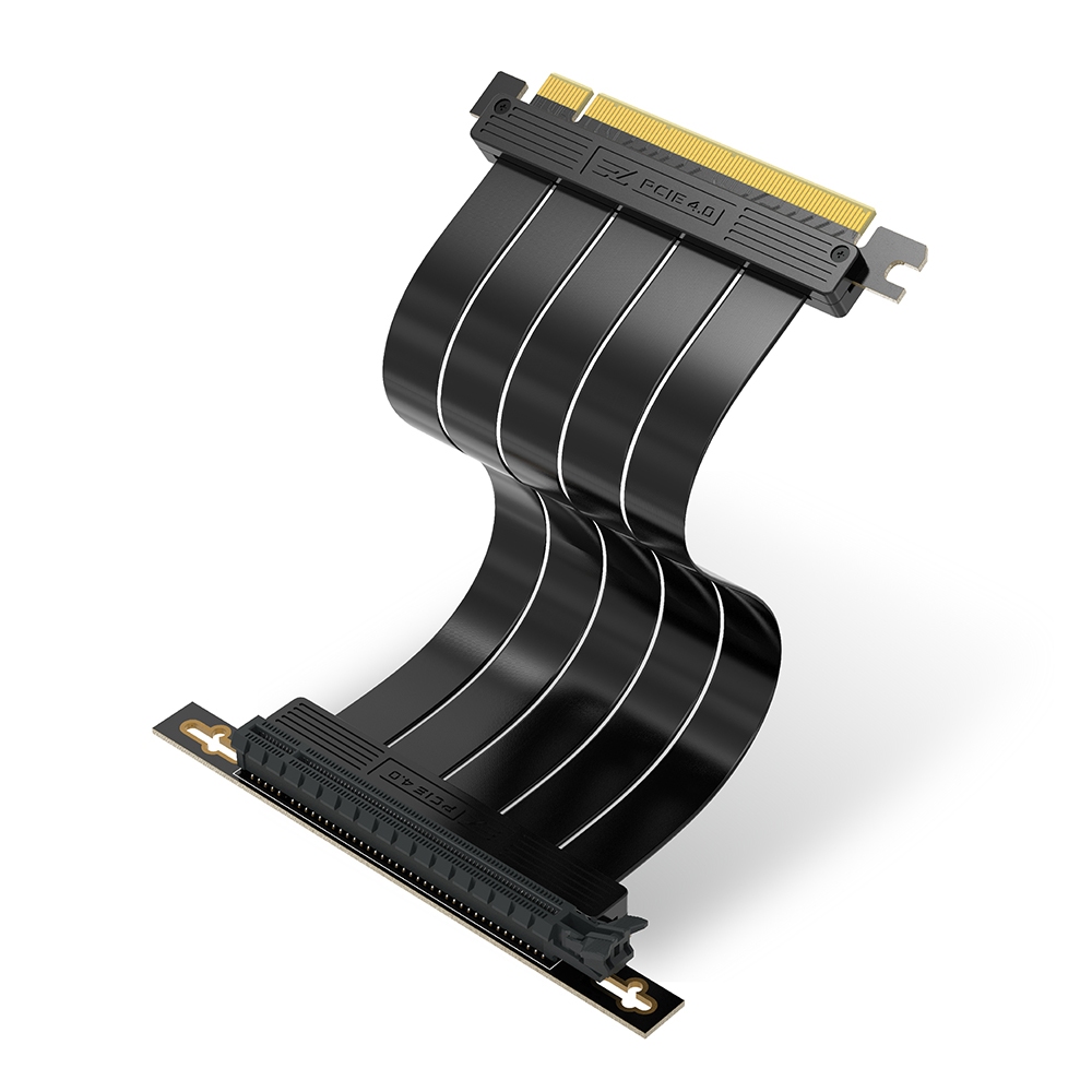 EZDIY-FAB PCIE Gen 4 16x Extreme Flexible, High Speed Riser Cable PCI ...