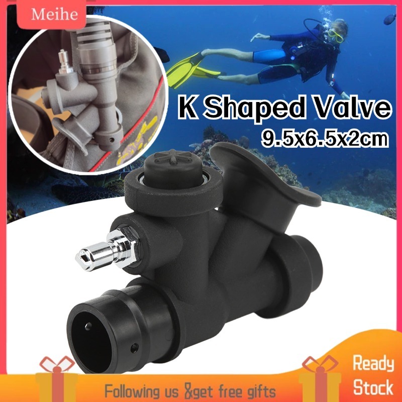 Meihe Scuba Diving Universal BCD Power Inflator with 45 Degree Angled ...