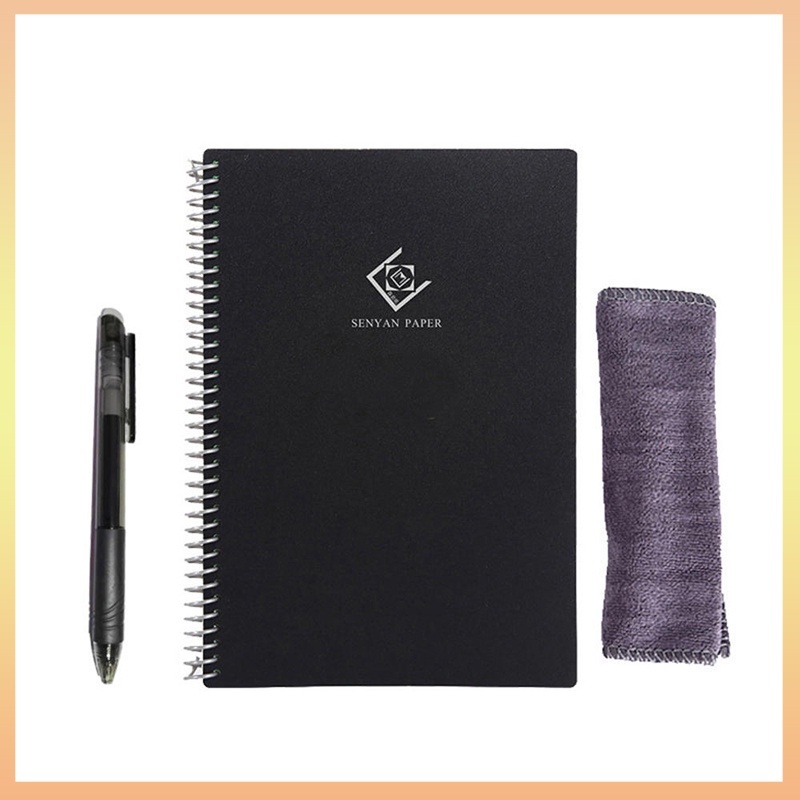 A5 Smart Notebook With Pen&Cloth Reusable Notebook Erasable Microwave ...