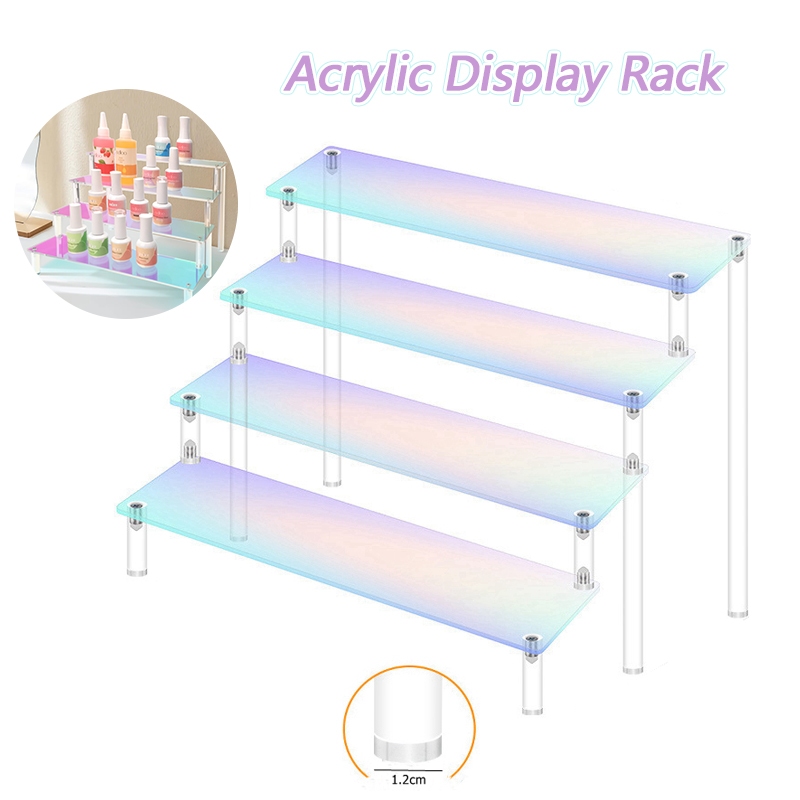 Colorful style Acrylic Display Rack Clear Acrylic Stand Step Display ...