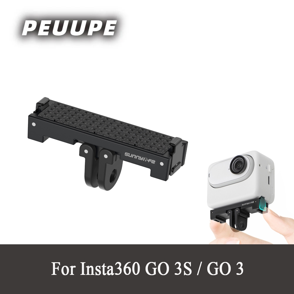 High Quality Black Magnetic POV Holder Head Mount For Insta360 GO3 Action Camera - View #6