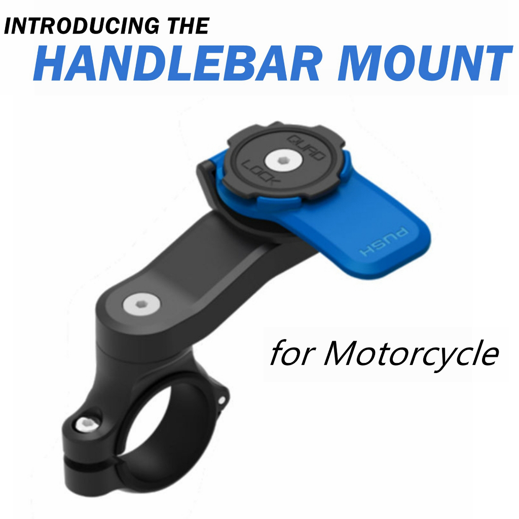 Quad Lock Motorcycle Mount handlebar mounts