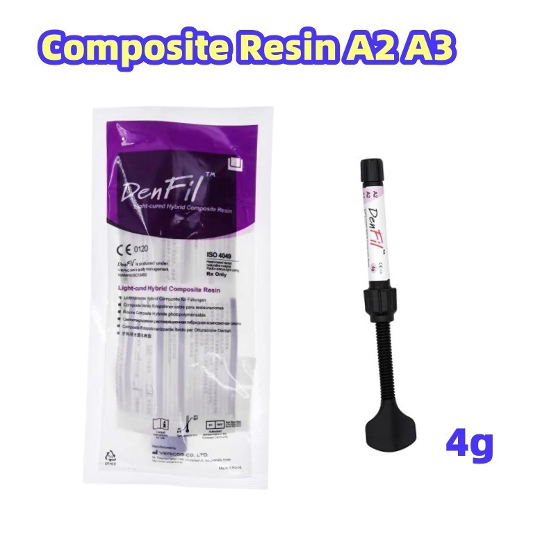 Denfil Composite Resin Refill Packable Lightcured Hybrid A1 A2 A3 A3.5