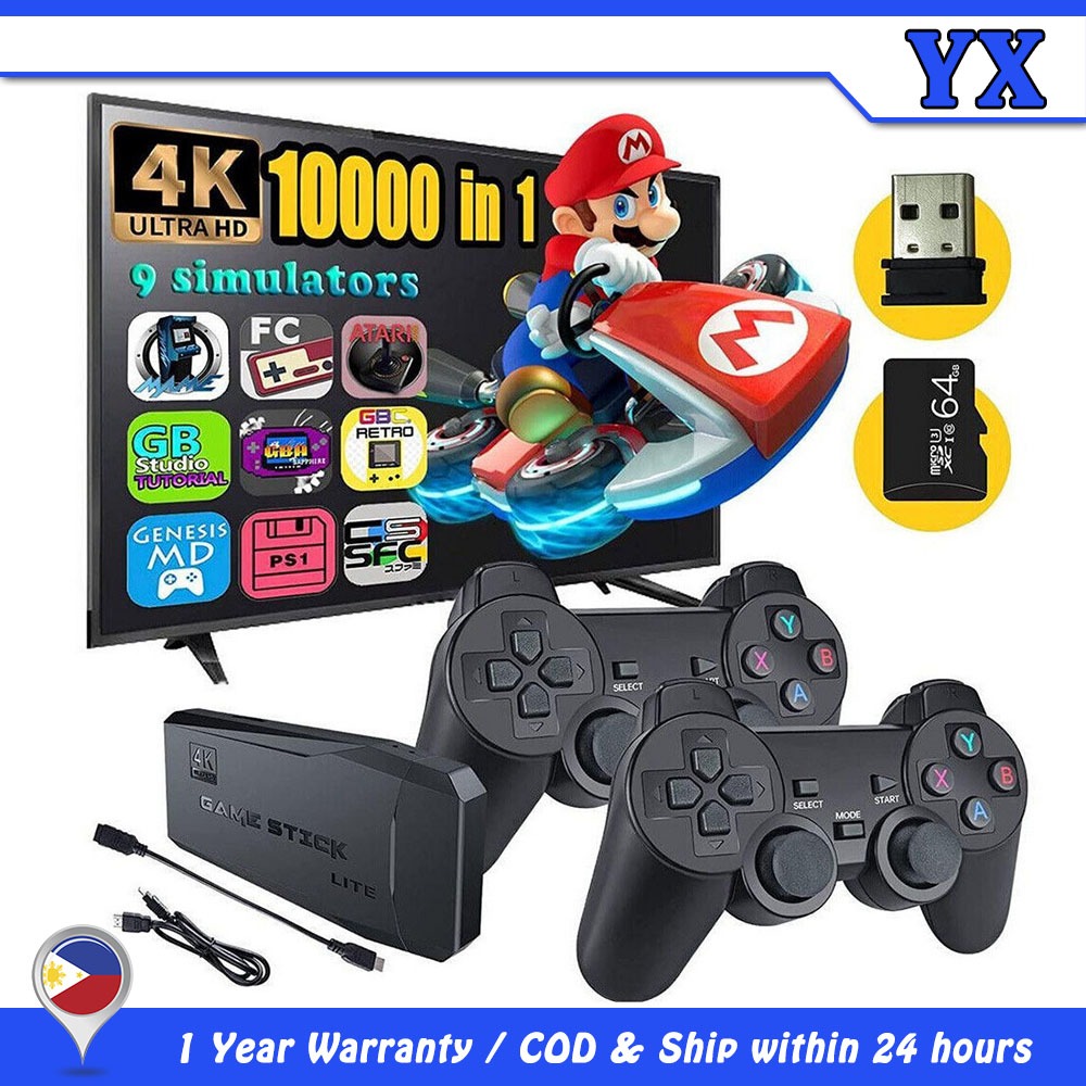 【COD】TV Game Stick Classic TV Game Console 4K Video Game Console ...