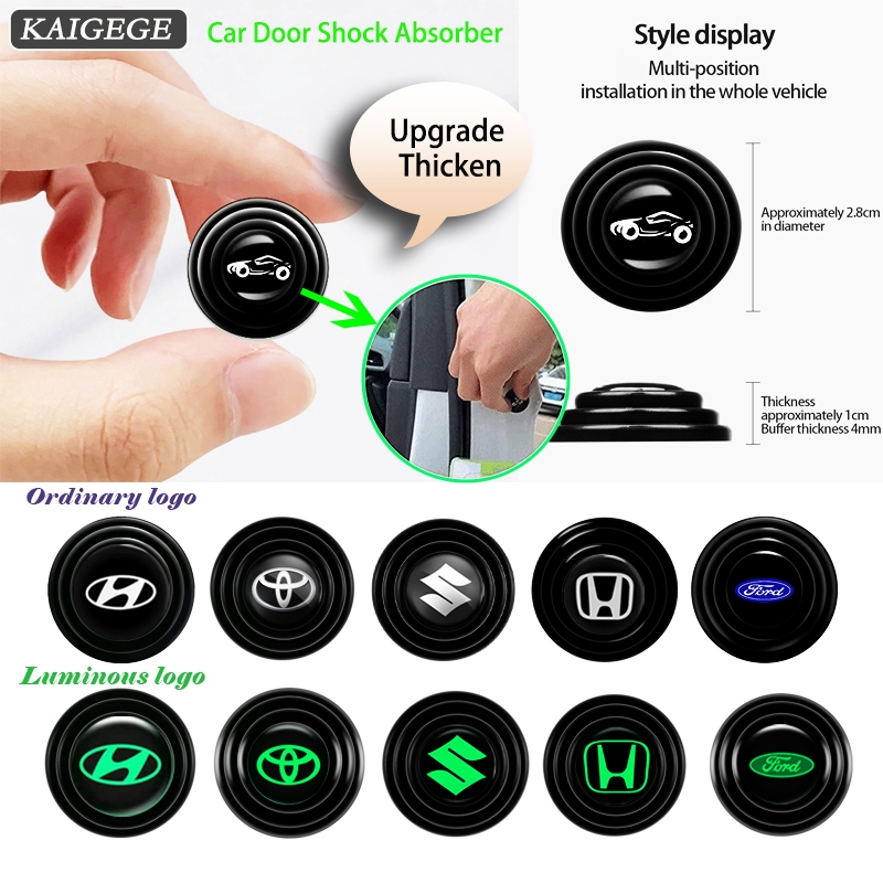 Upgraded 1pc Universal Luminous Car Door Shock Absorber Car Door