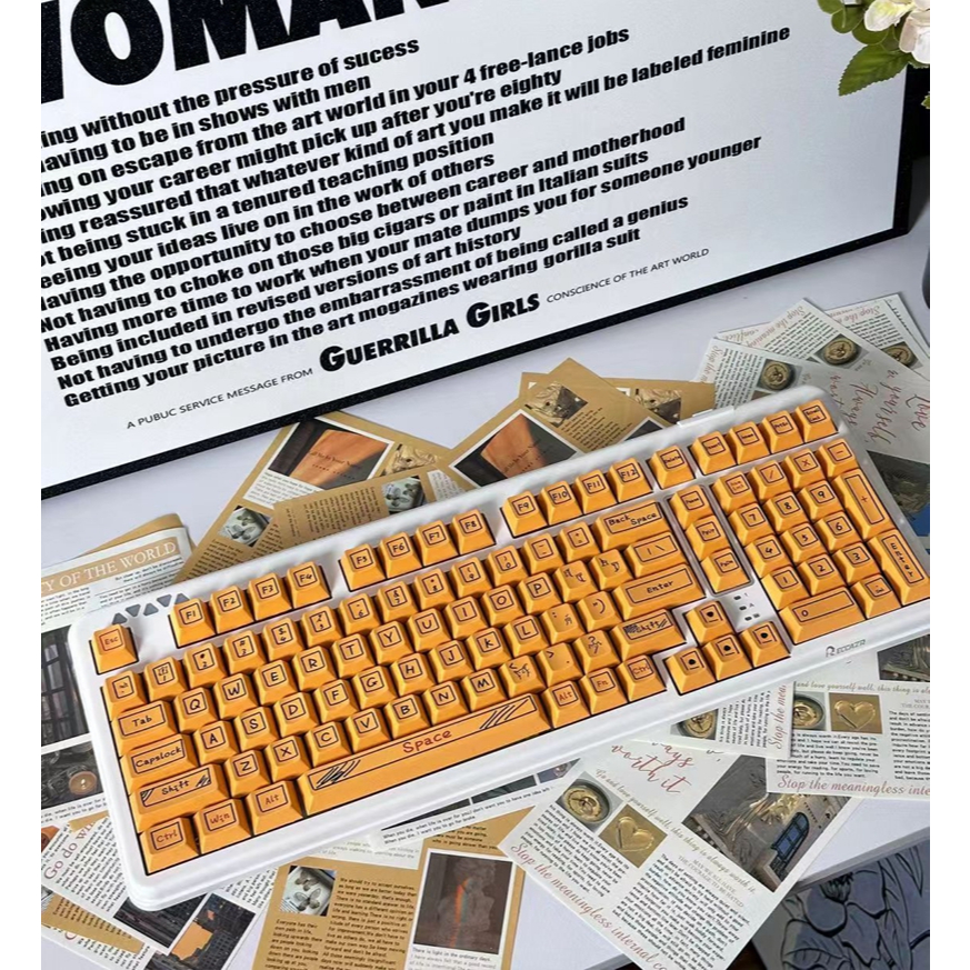 【Keycap Only】Graffiti Text Keycap Cherry Profile 126 Keys PBT ...