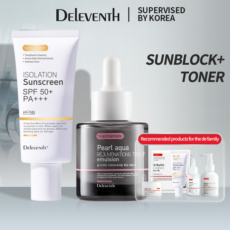 Sunscreen FPS 60 Plain Face Cream Brighten Skin Tone Isolate Dust ...