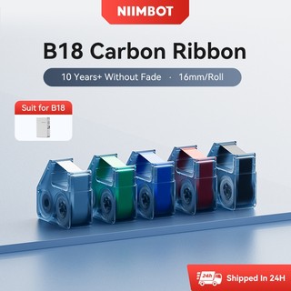 Niimbot B18 Resin Based Carbon Ribbon 14mm*16m Long-lasting Non-fading ...