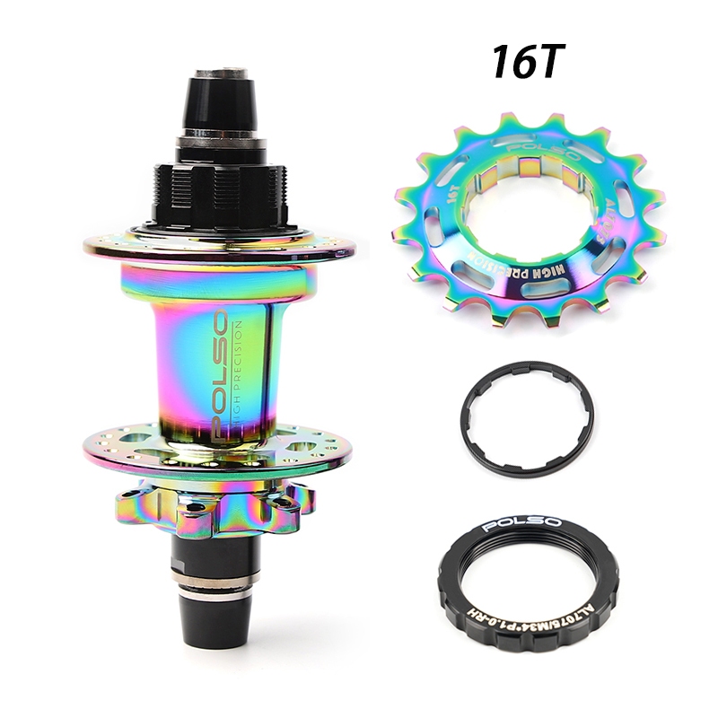 POLSO BH017 BMX Racing Hub Set with 16T Freewheel 36H BMX Racing Hub ...