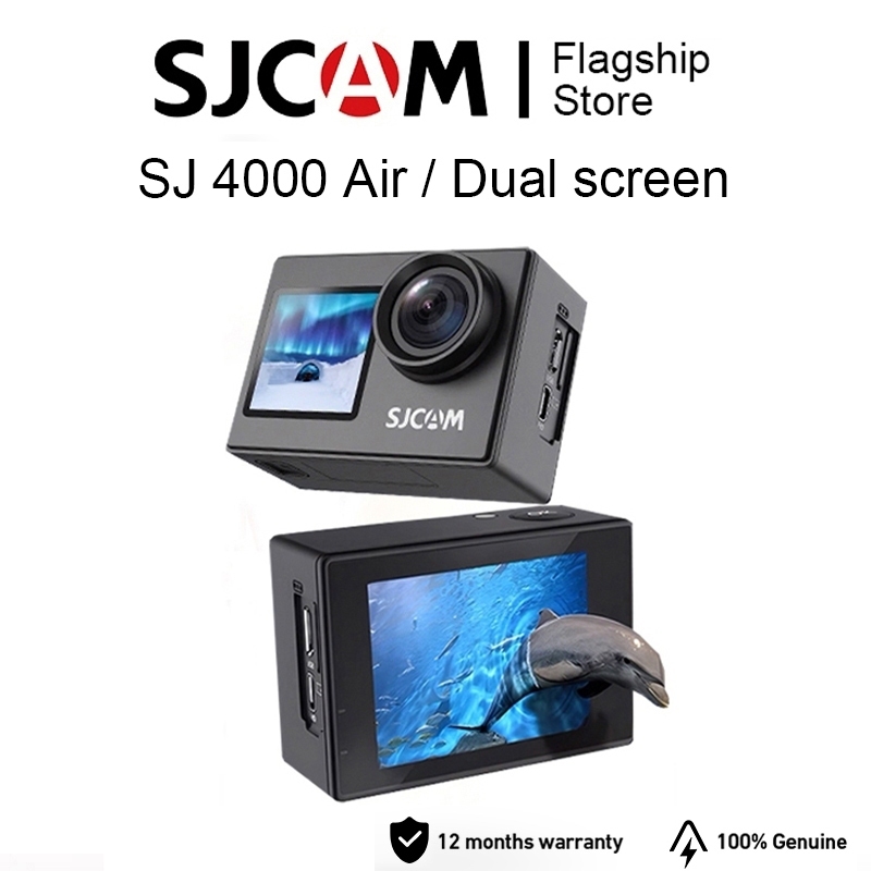 SJCAM SJ4000 Dual Screen 4K Ultra HD 16MP Action Camera WiFi Digital ...