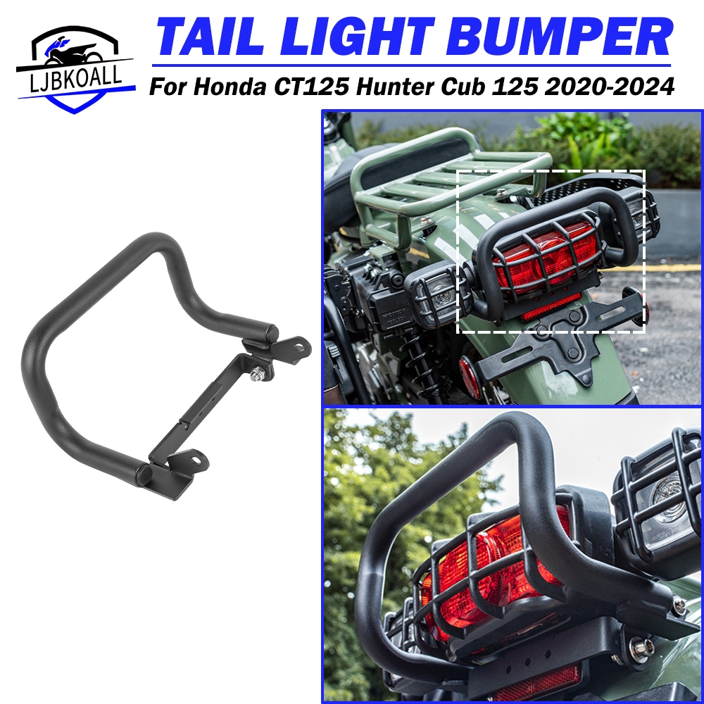 Motorcycle Crash Bars For Honda Trail125/CT125 (2020-2024) – Steel Lower Engine Guard, Frame Protection