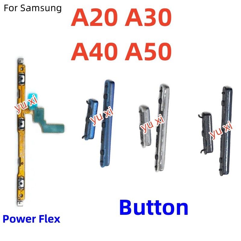 For Samsung galaxy A20 A30 A40 A50 Power on / off Switch Button Side ...