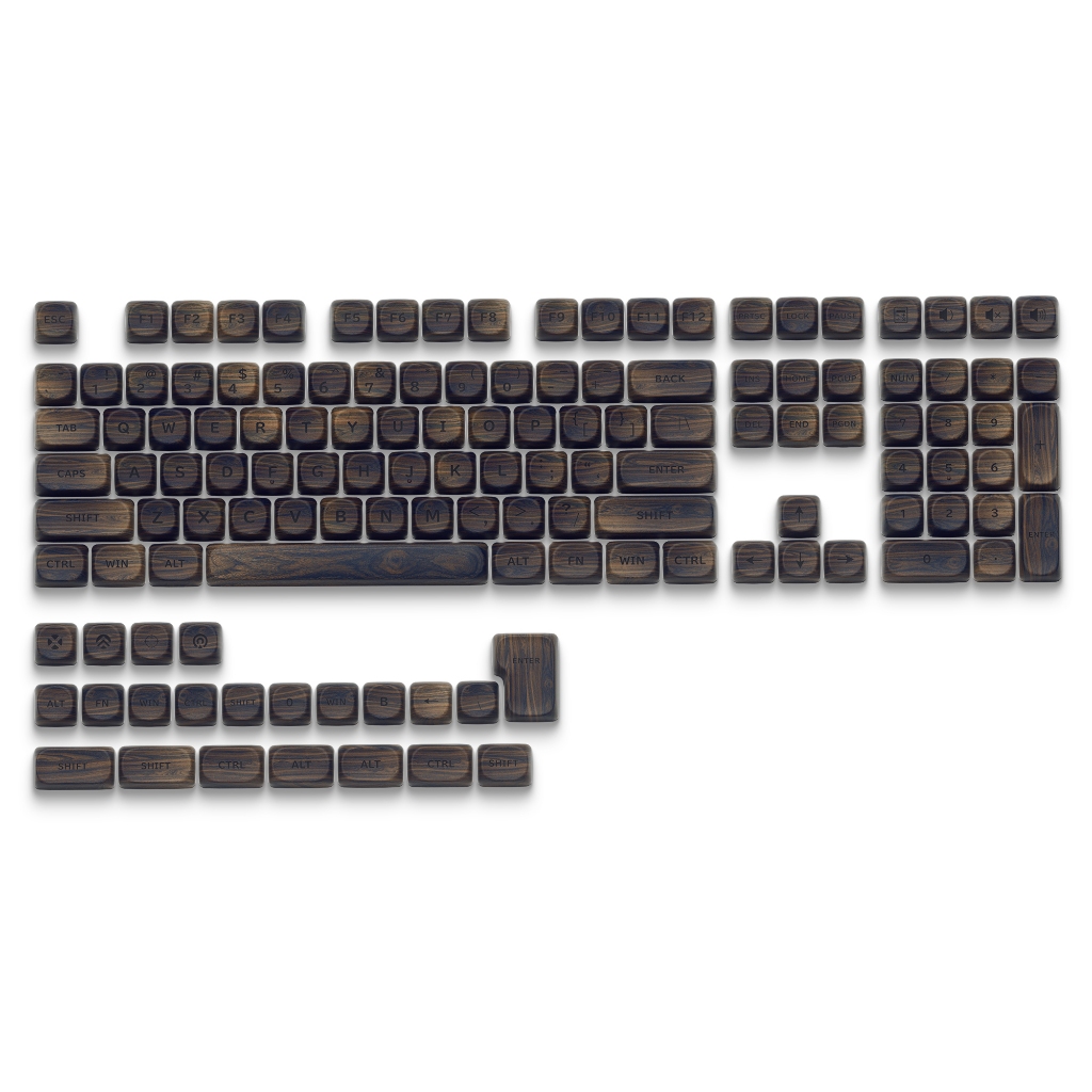 YMDK 85 Key MA Profile Dye Sub 9009 Retro PBT Full Keycap for MX Mechanical Keyboard ID80 GK64 68 (85 Key Dye Sub