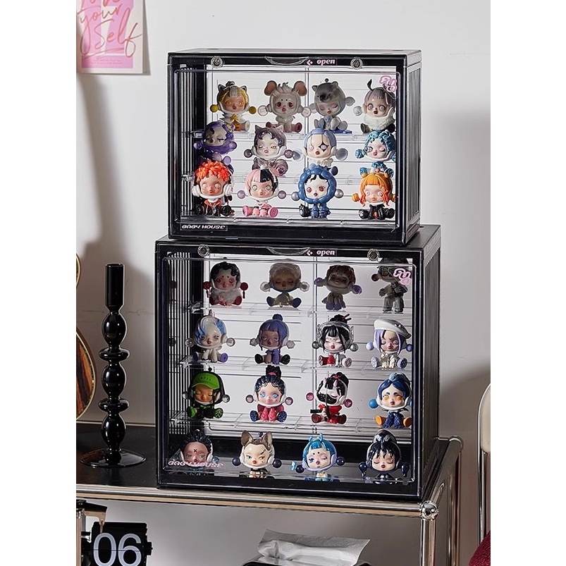 Virexus Figures Box Display Container Blindbox for POPMART Skullpanda ...