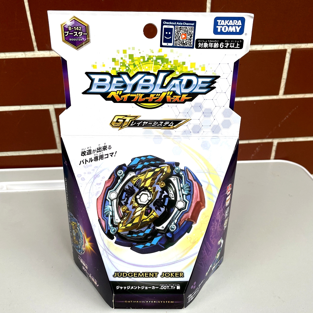 Original TAKARA TOMY beyblade B142 Judgement Joker .00T.Tr Burst Rise ...