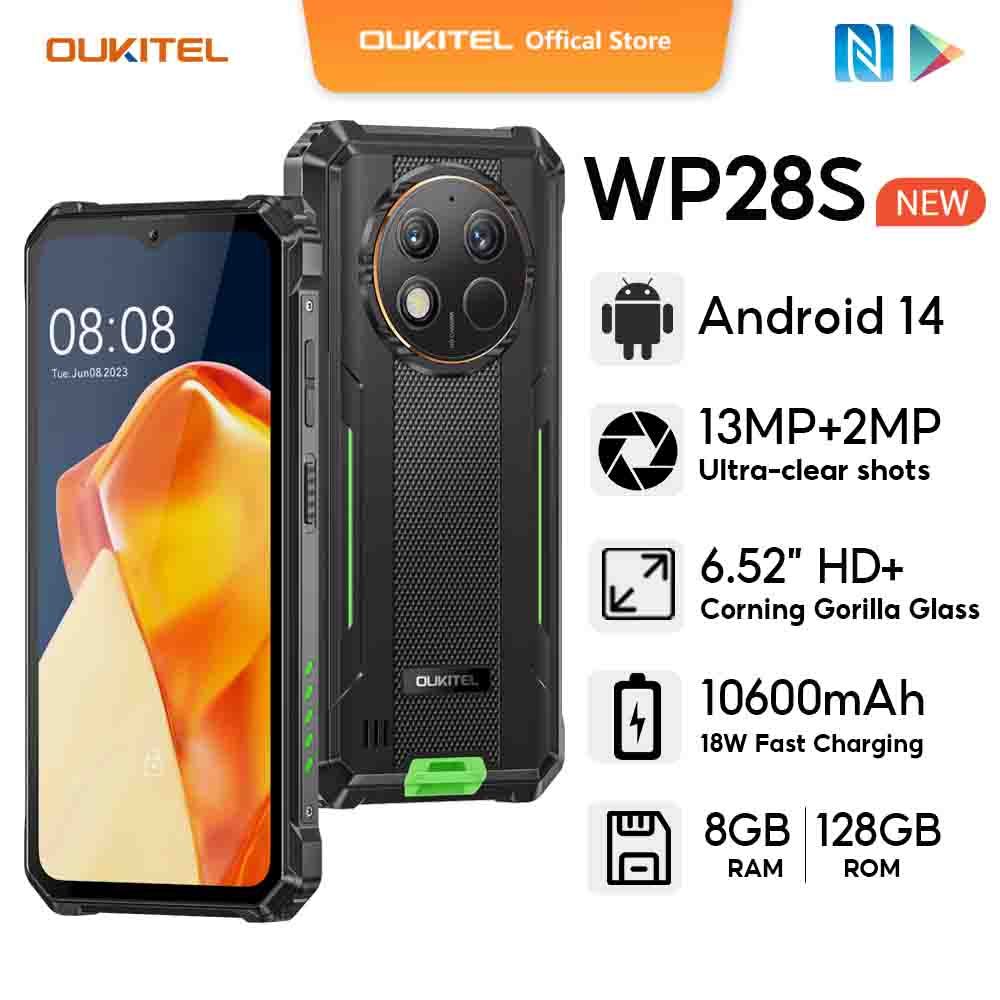 OUKITEL WP28S｜SIMフリー・16GB + 128GB・新古品 タフネススマホ 16GB