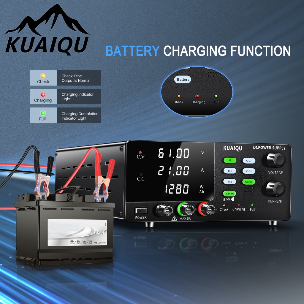 KUAIQU High power battery charging power supply Lab DC Power Supply DC ...