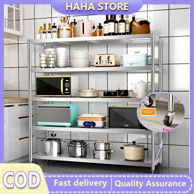 3/4/5 Layer Kitchen Organizer Storage Rack Multi-layer Organizer ...