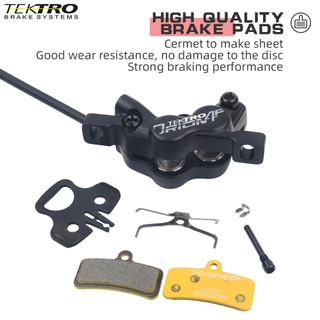 TEKTRO HD-E730 E-Bike Hydraulik-Scheibenbremse 4-Kolben – Mit Power-Off-Sensor, Für Bis 45 Km/h, Inkl. 180 Mm Rotoren