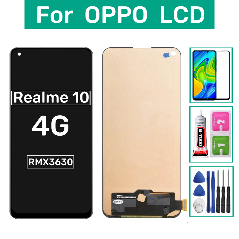 OPPO LCD For Realme 10 4G RMX3630 LCD Display Touch Screen assembly for ...