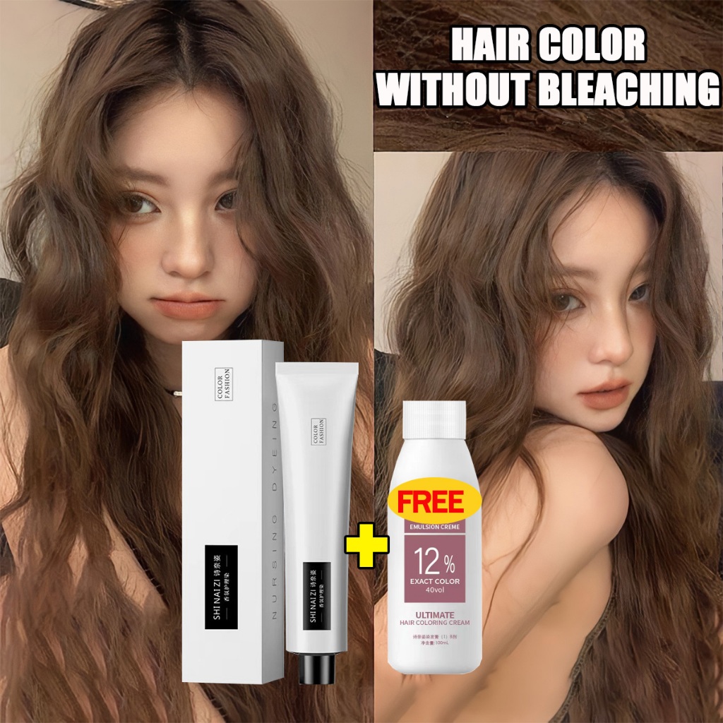 No Need To Bleach Hair Color Without Bleaching Milk Tea Ash Hair Color ...