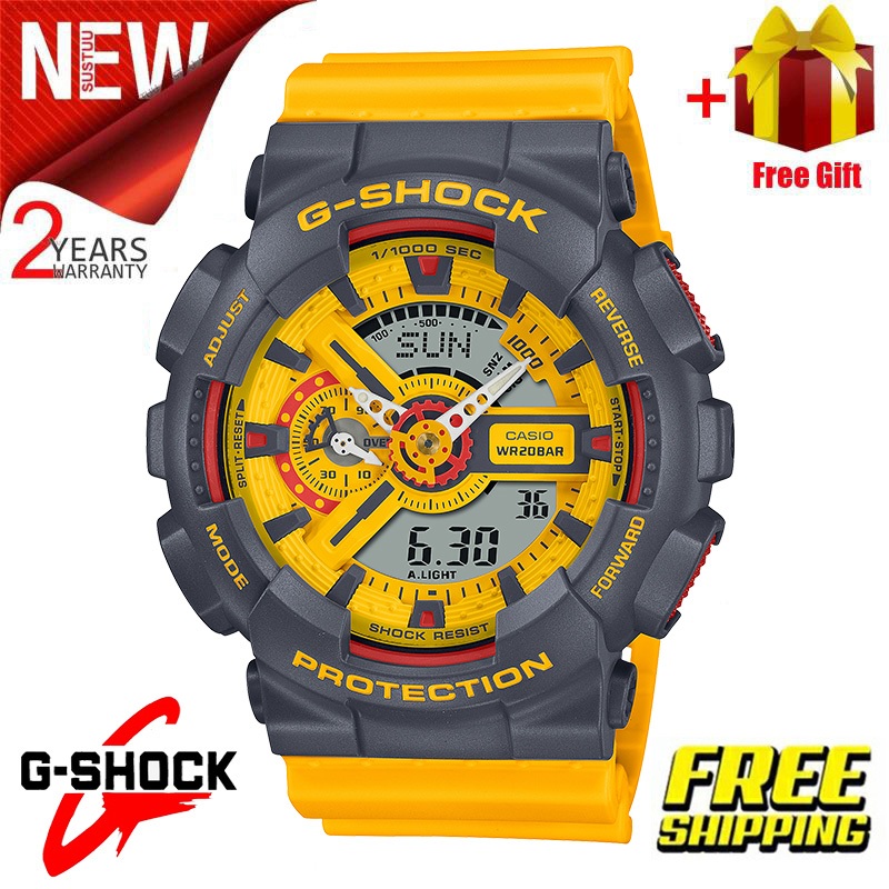 (Ready Stock) Original G Shock GA110 Men Sport Watch Dual Time Display ...