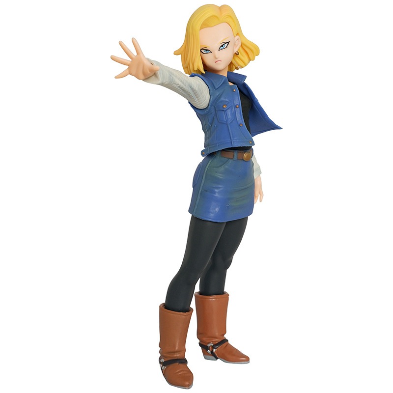 23cm Toriyama Akira Anime Dragon Ball Z Figure Android 18 lazuli ...