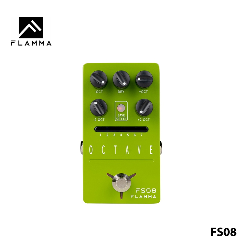 Flamma FS08 Octave Pedal Electric Guitar Polyphonic Octave Effects ...