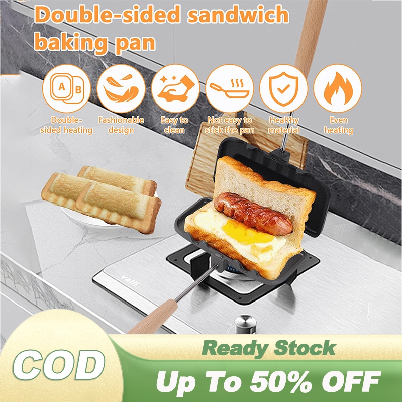 Sandwich maker pan Toaster maker Sandwich toaster Hotdog sandwich maker  Double-Sided Breads