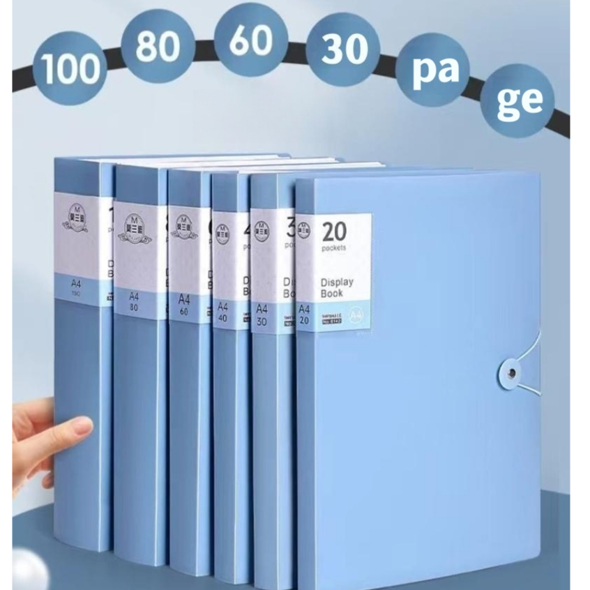 A4 Book Paper Organizer Folder File Organizer Clear Folder Presentation ...