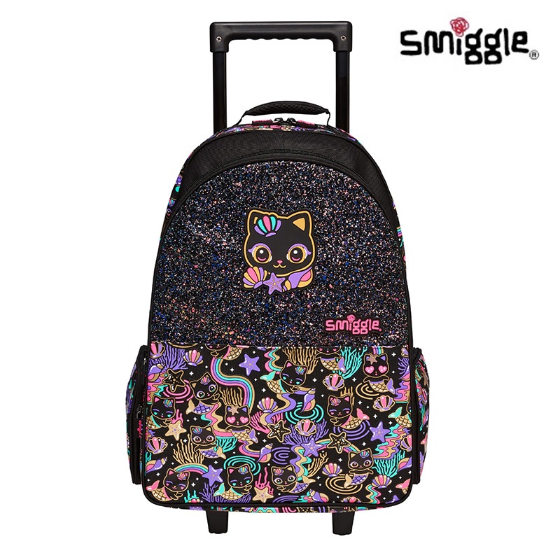 Smiggle Trolley Backpack With Light Up Wheels Convenient travel Shopee Philippines
