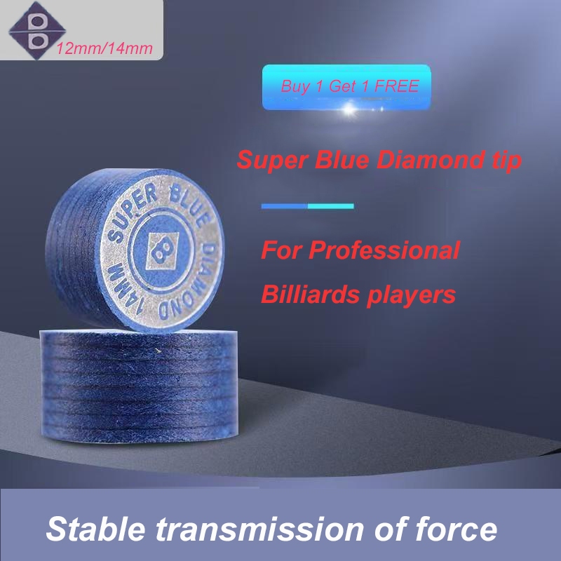 Super Blue Diamond tip Control Spin Cue tip original - Billiard cue tip ...