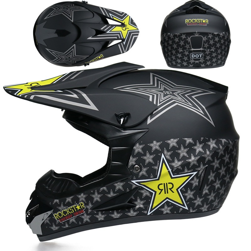 DOT Off-Road Helmet Men Women Cool Electric Vehicle Rally Helmet Race ...