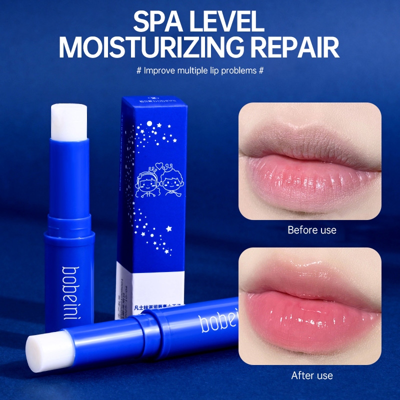 BO.Moisturizing Lip Balm Improve Lip Dry Unisex Lip Balm Color Changing ...
