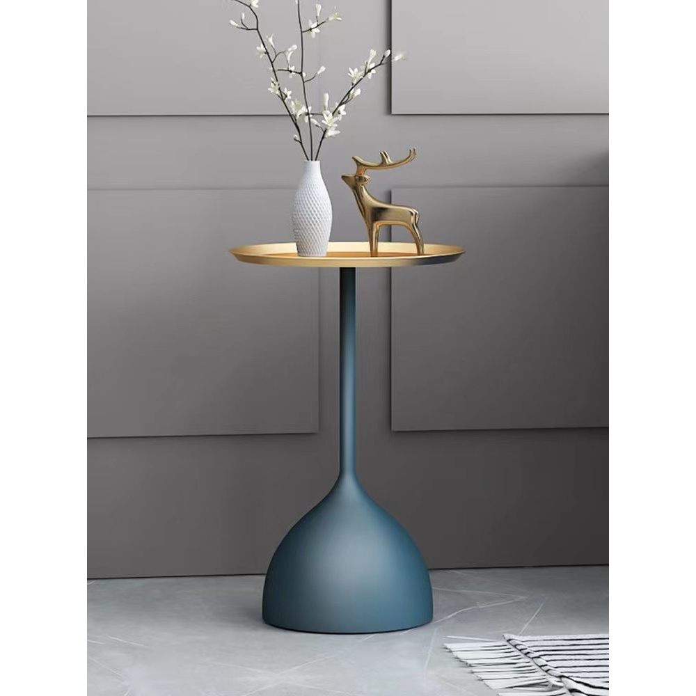 Nordic Creative Iron Art Small Coffee Table Living Room Sofa Side Table ...