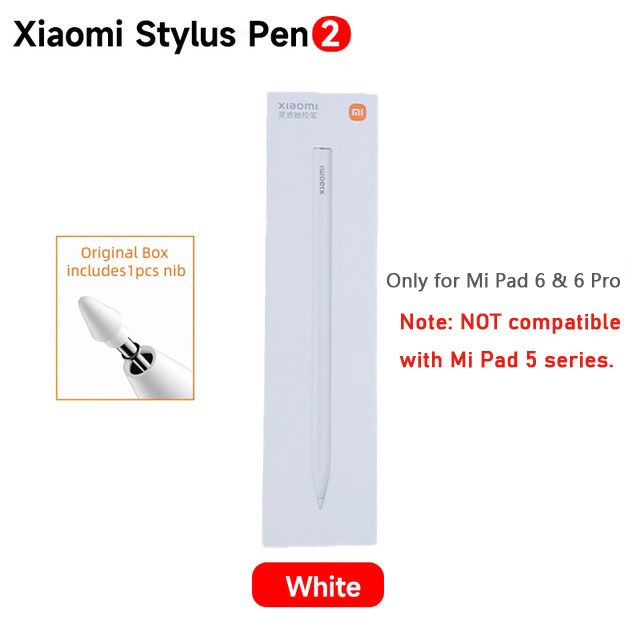 100 Original Xiaomi Stylus Pen 2nd Gen /Xiaomi Focus Stylus Pen for Xiaomi Pad 6s Pro / Xiaomi