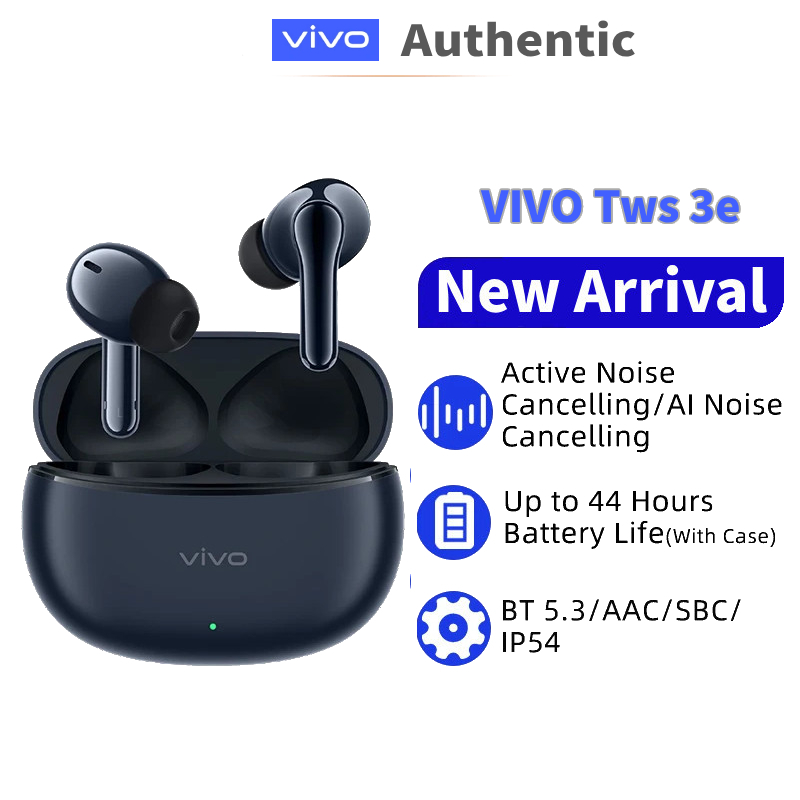 VIVO TWS 3e Bluetooth Earphone Active Noise Cancelling Bluetooth 5.3 Wireless Headphone AI Noise Cancelling for Vivo X100 PRO Shopee Philippines