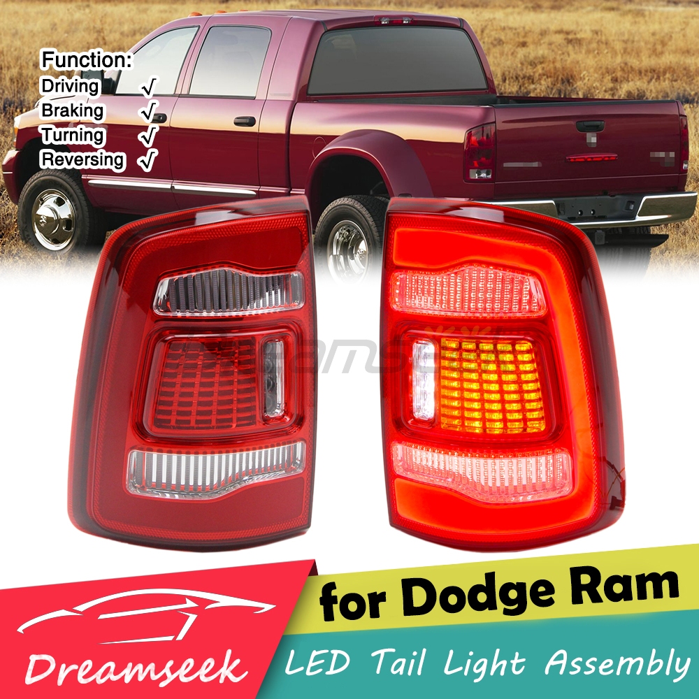 LED Rear Brake Tail Light Assembly For Dodge Ram 1500 2009-2018 ...