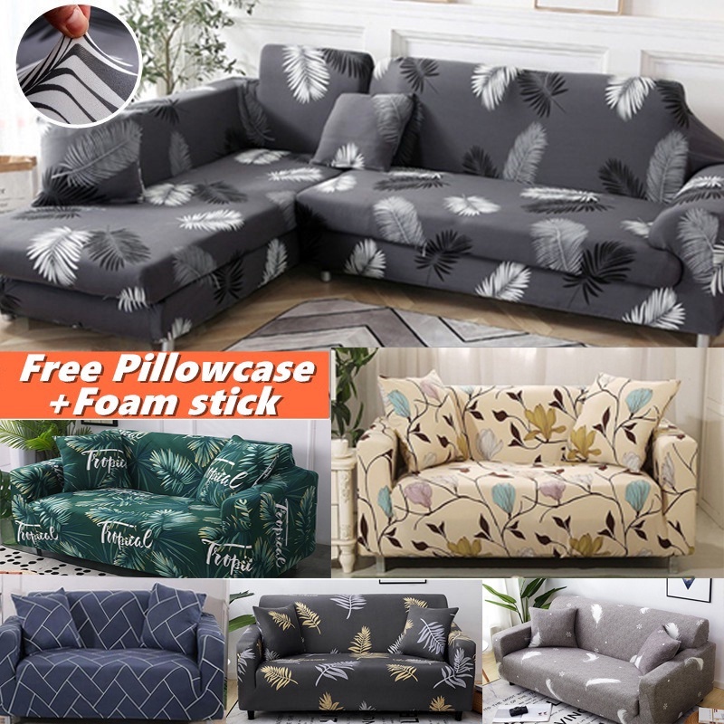 Stretch Sofa Cover 1/2/3/4 Seater Slipcover Universal Couch Elastic ...