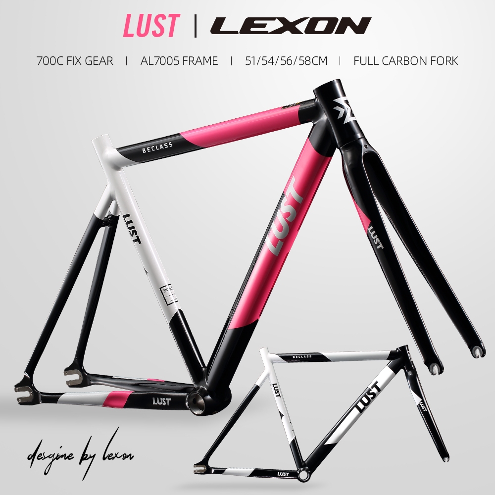 Lexon Lust Full Carbon Road Bike Frame AL7005 Ultra Light Set/Single ...