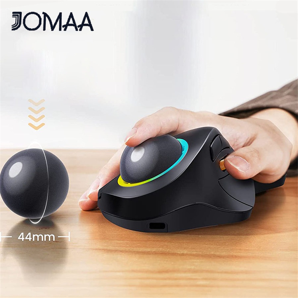 New trackball mouse trimode wireless office bluetooth mute mouse