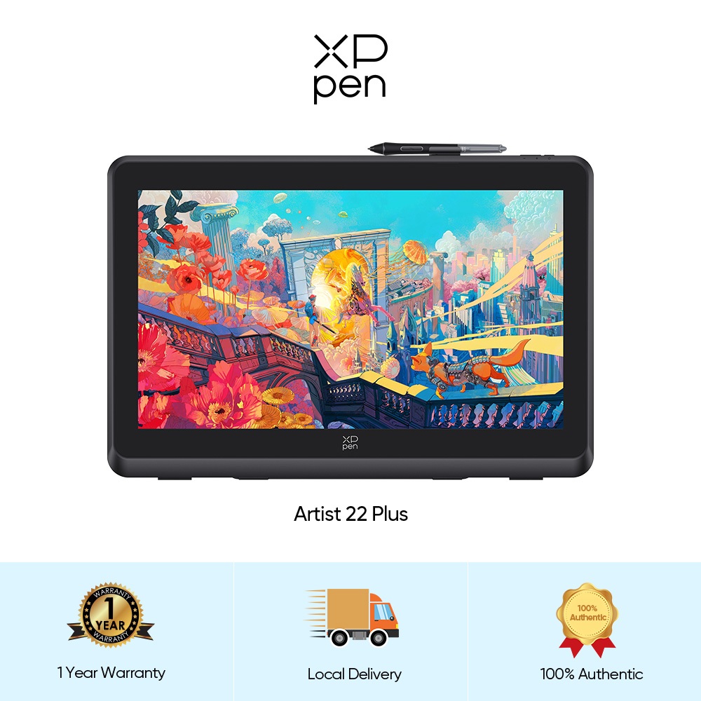 XPPen Artist 22 Plus Drawing Tablet Graphics Tablet Monitor 16K ...