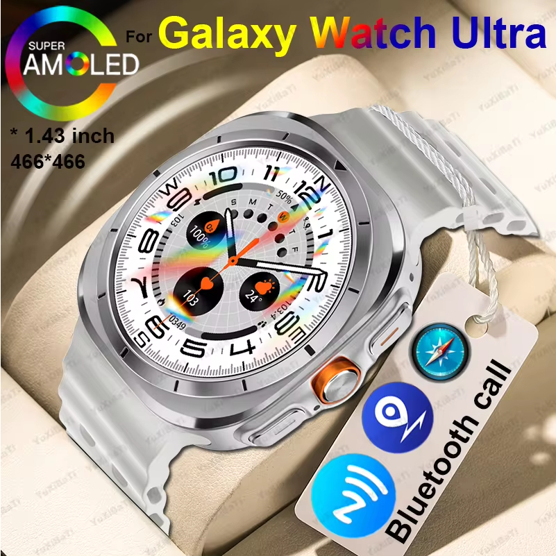 2024 New For Samsung Galaxy Watch Classic Smart Watch Men women Custom  Dial HD AMOLED Voice Call NFC GPS Tracker Sport Watches