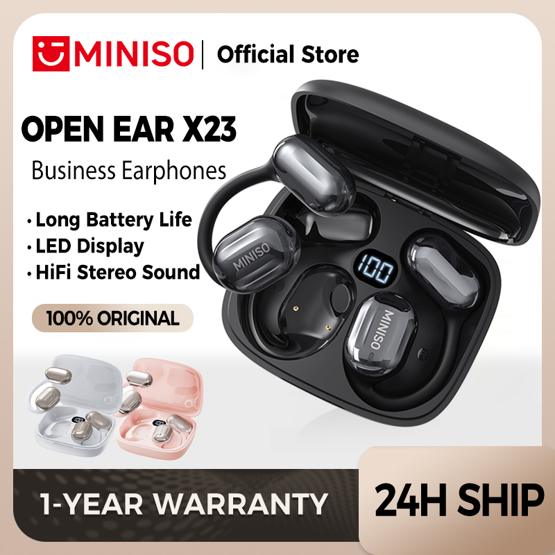 MINISO X23 Bluetooth earphones Open Ear Wireless Sports Headphones ...