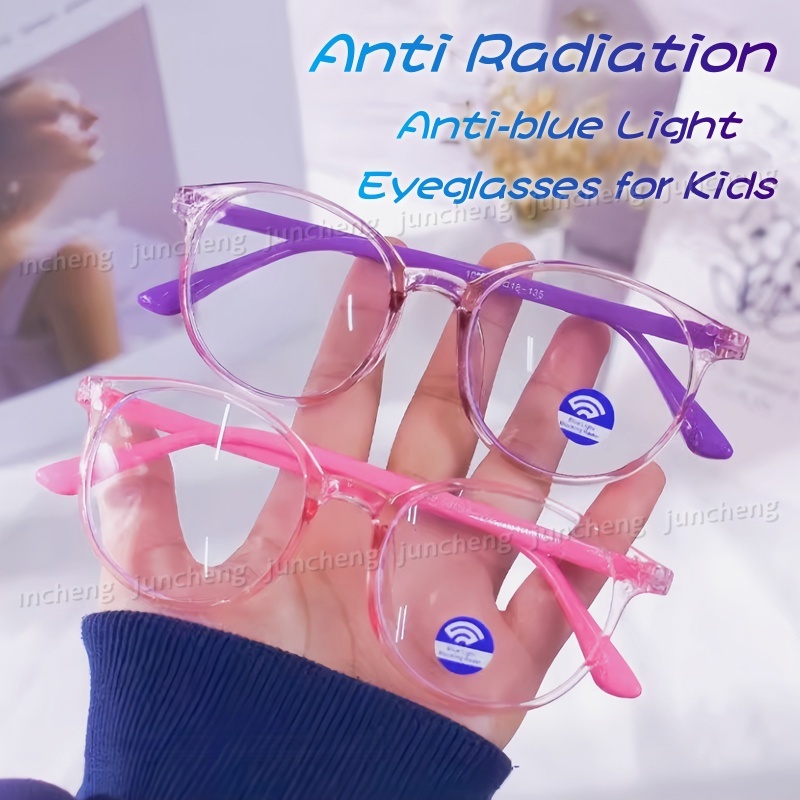 Anti Radiation Glasses For Kids 3-12 Years Old Computer Anti-blue Light ...