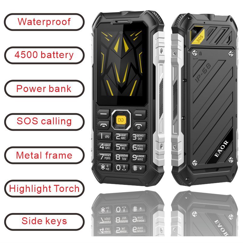 EAOR Dual SIM Card Feature Keypad with High brightnessTorch Volume side ...