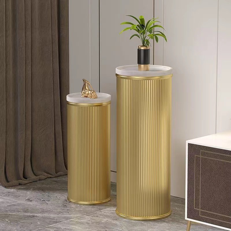 Nordic Flower Stand Marble Living Room Decoration New Style Floor