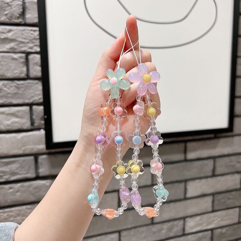 Beautiful flower bracelet mobile pendant SJZJ_voghion.com