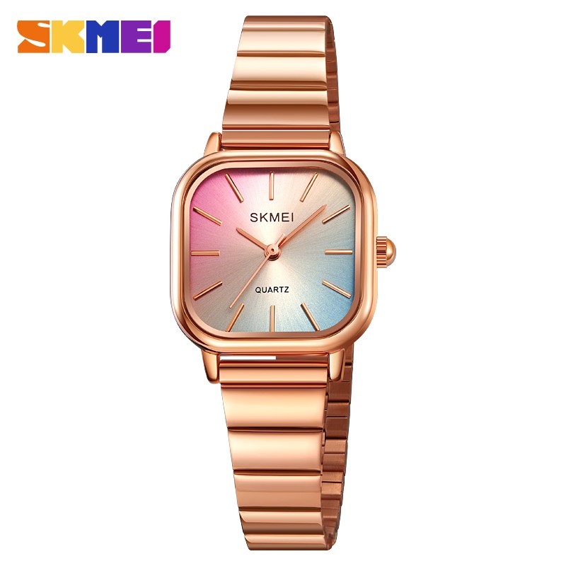 SKMEI Orologi con cinturino in acciaio inossidabile Orologio da polso