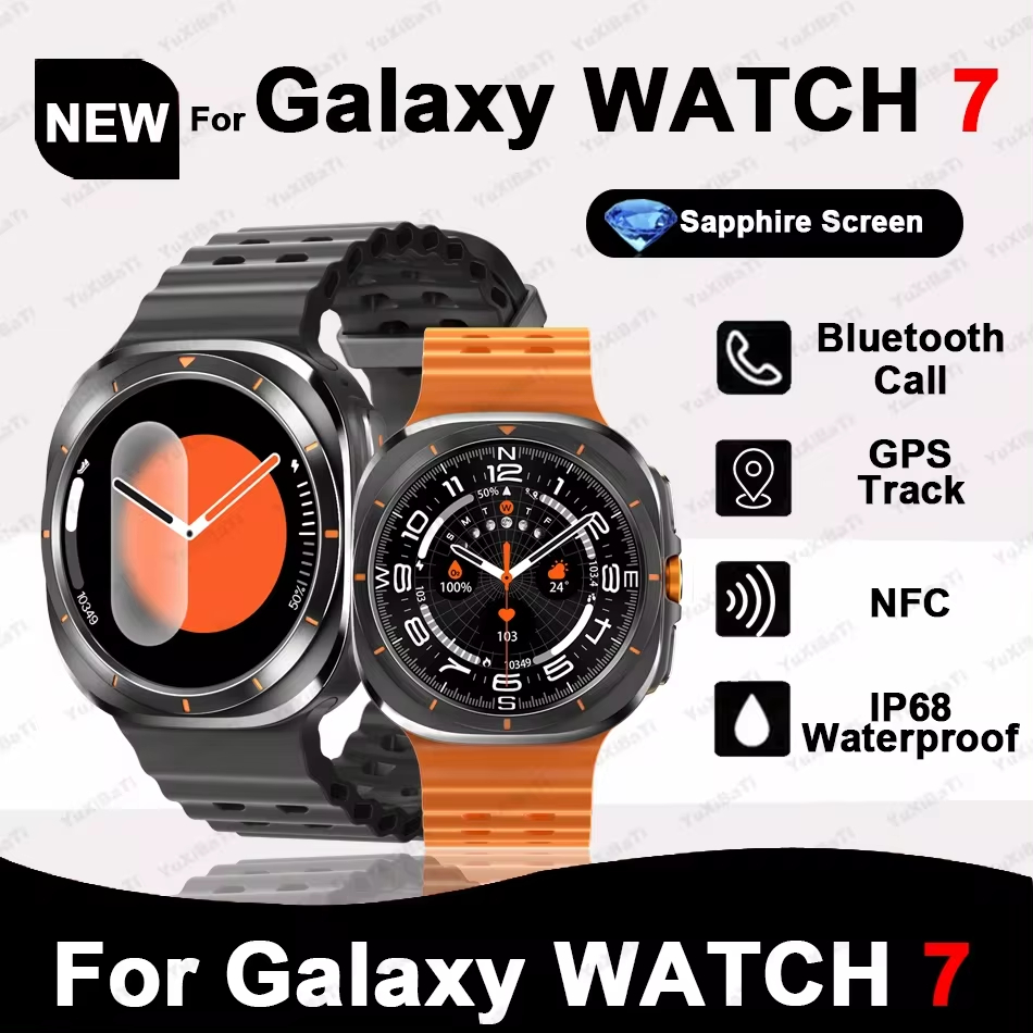 NEW JS Smartwatch For Galaxy Watch Ultra Amoled Smart Watch Men GPS Track  Smart Watch Clock Bluetooth Call Talk Watch